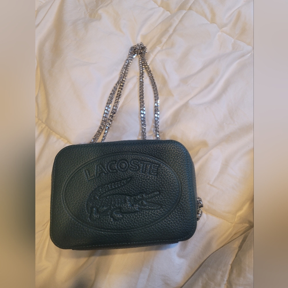 Lacoste 2 way Leather Purse